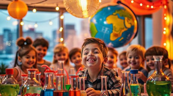 Célébrez l'anniversaire des enfants avec l'animation scientifique ludique
