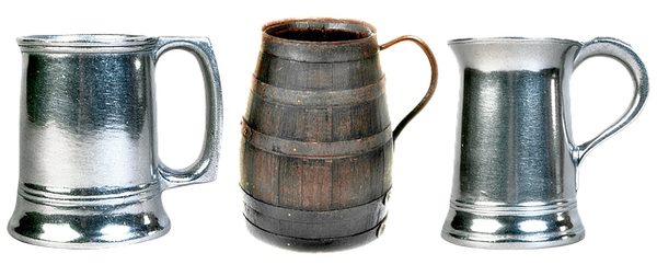 Chope de bière viking en bois : l'élégance antique à portée de main