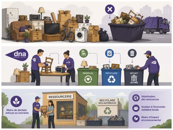 Débarras et encombrants : comment favoriser le recyclage plutôt que la mise en décharge systématique